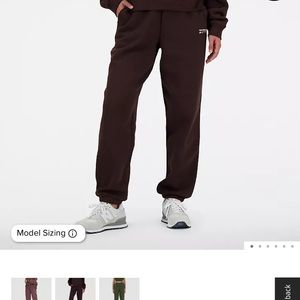 Linear Heritage Brushed Back Fleece Sweatpant size small